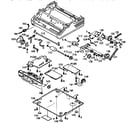 Panasonic KX-F900 lower section diagram