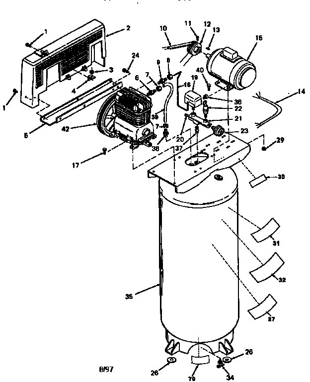Air compressor diagram