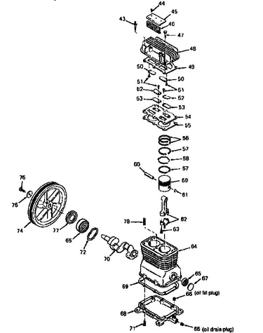 Compressor pump diagram
