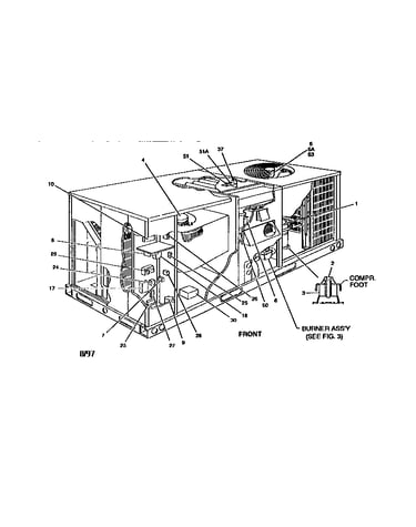 Single package gas/electric units