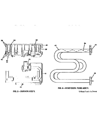 Burners and heat exchanger