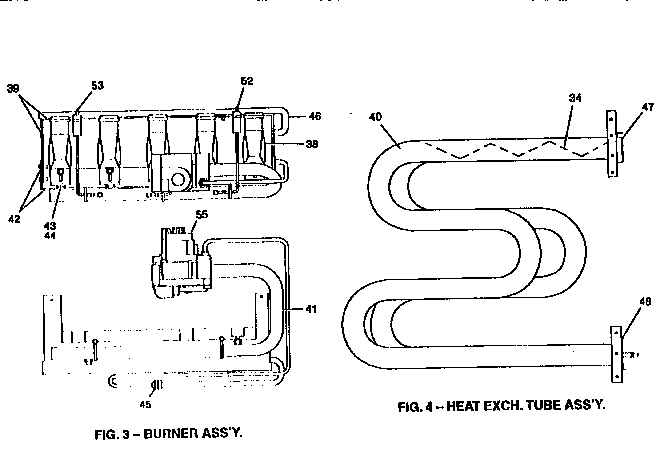 BURNER AND HEAT EXCHANGER