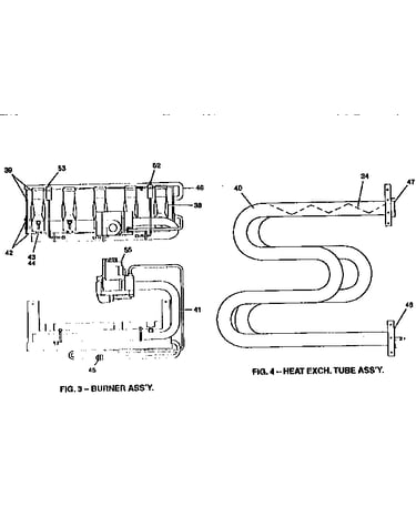 Burner and heat exchanger