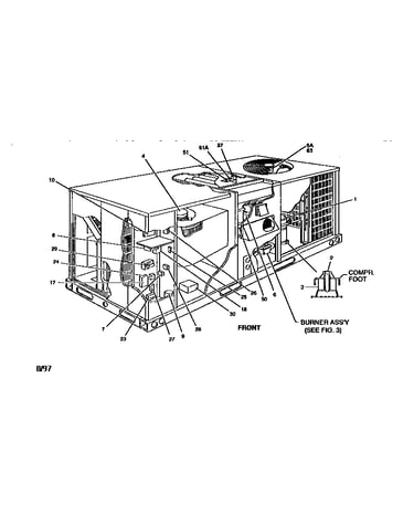 Single package gas/electric units