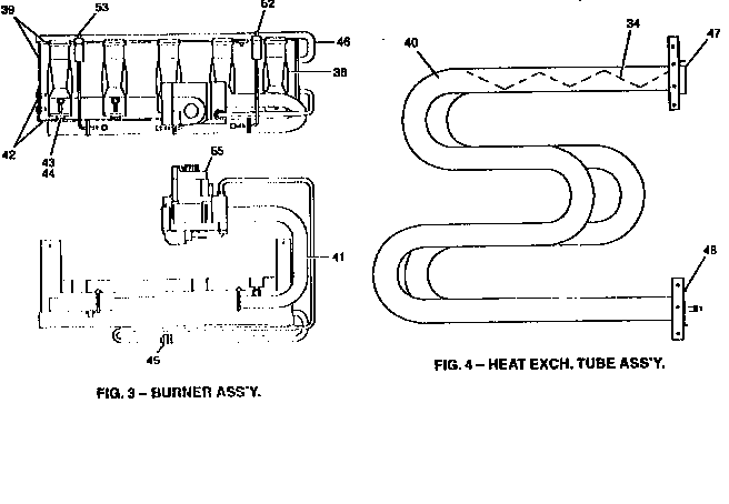 Burner and heat exchange