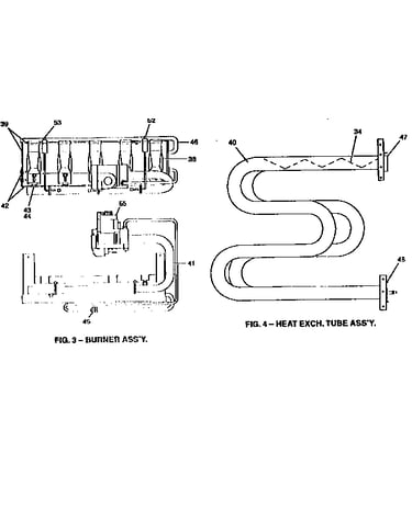 Burner and heat exchange