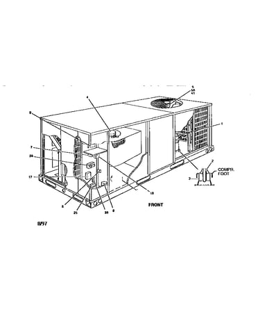 Single package cooling units
