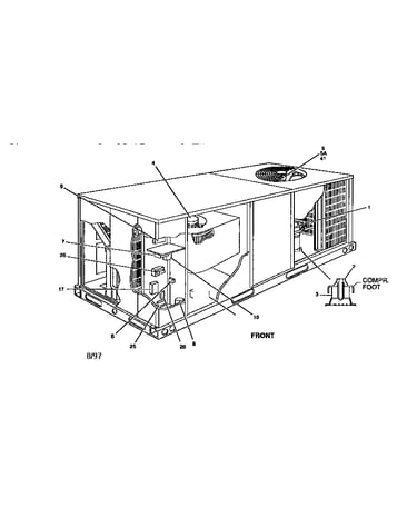 Single package cooling units