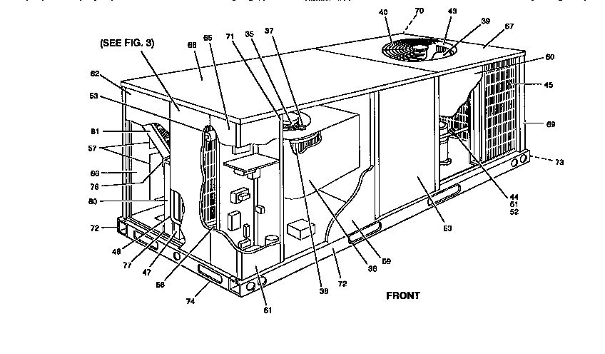 Single package cooling units