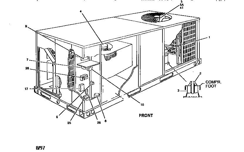 Single package cooling units
