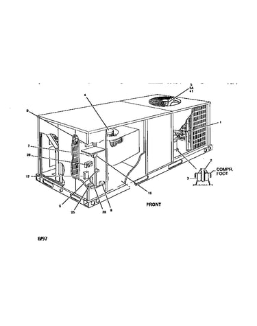 Single package cooling units