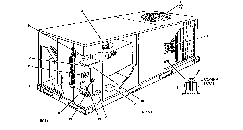 Single package cooling units