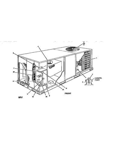 Single package cooling units