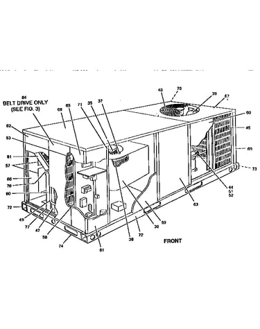 Single package cooling units