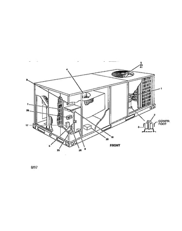 Single package cooling units