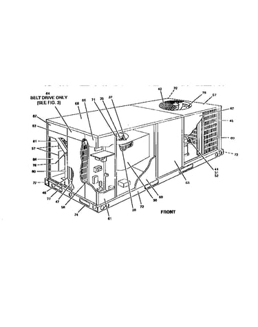 Single package, cooling units