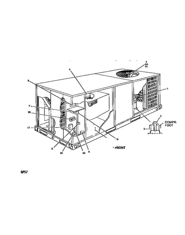 Single package cooling units