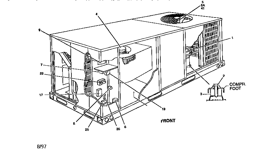 Single package cooling units