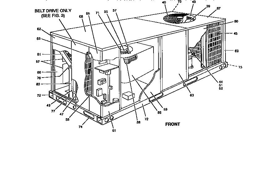 Single package cooling units