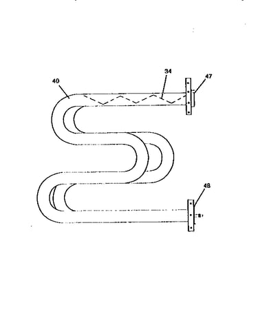 Heat exch. tube assembly