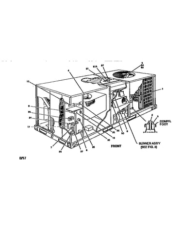 Single package gas/electric units