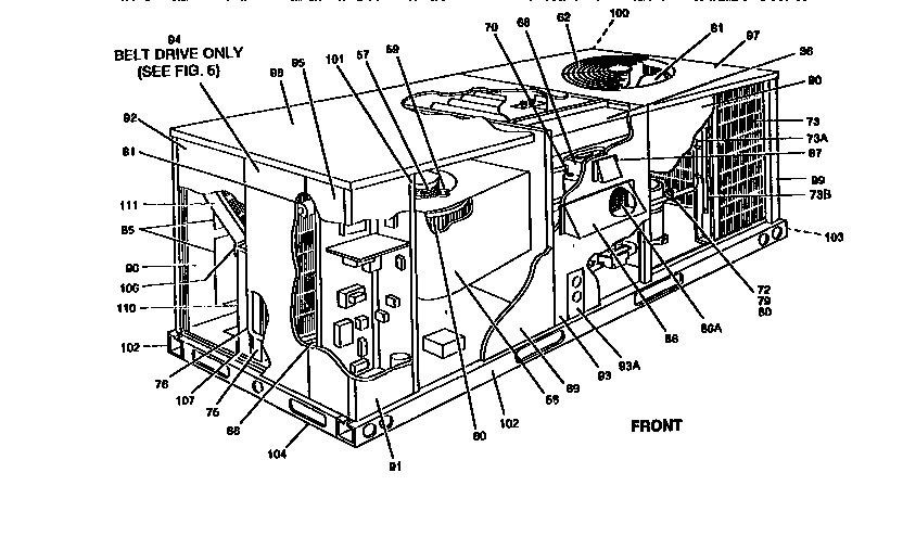 Single package gas/electric units