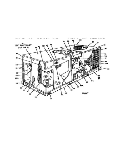 Single package gas/electric units