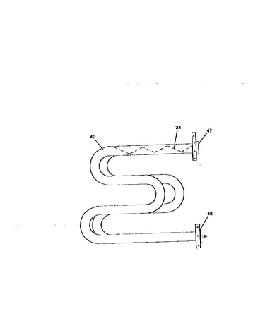 Heat exch. tube assembly