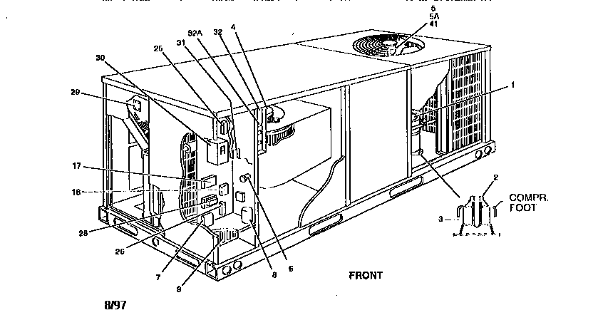 Single package cooling units