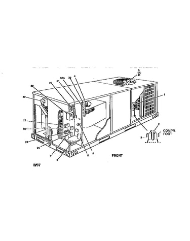Single package cooling units