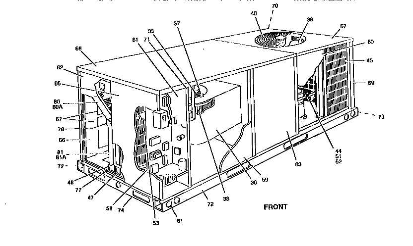 Single package cooling units