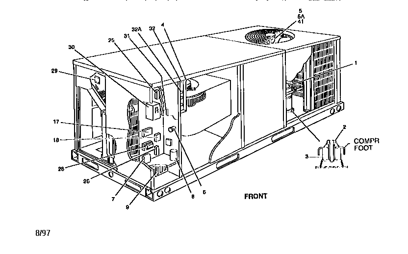 Single package cooling units