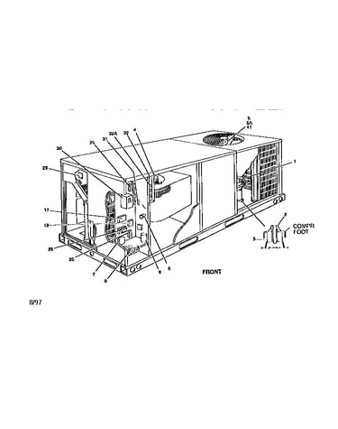 Single package cooling units