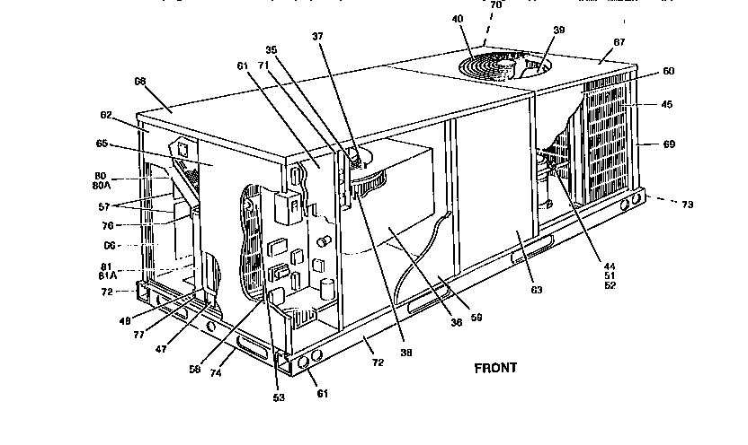 Single package cooling units