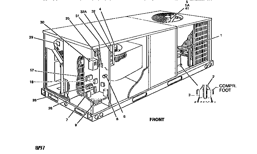 Single package cooling units