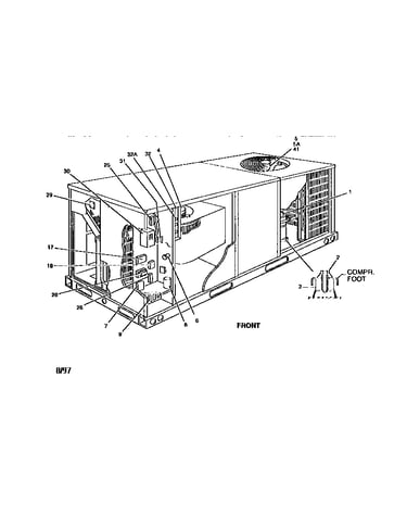 Single package cooling units