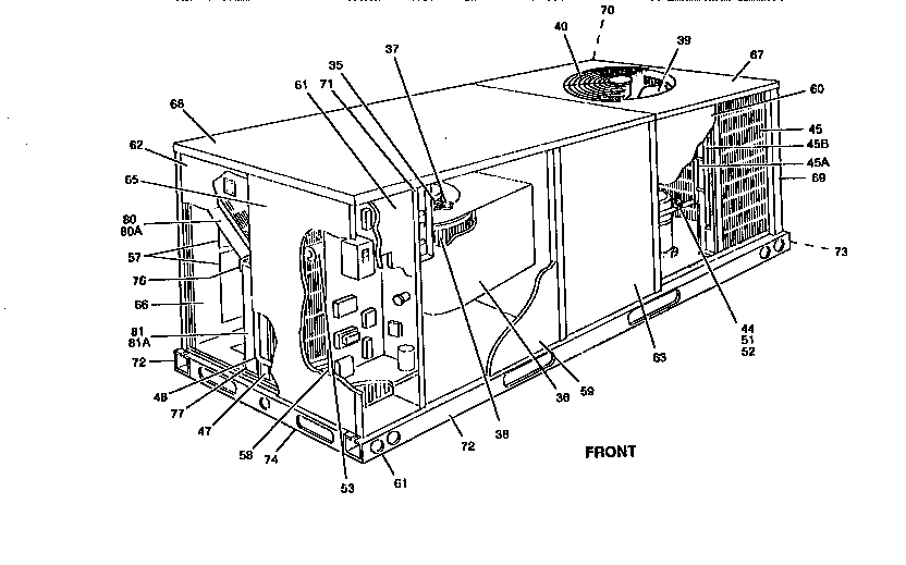 Single package cooling units