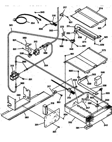 Oven burner parts