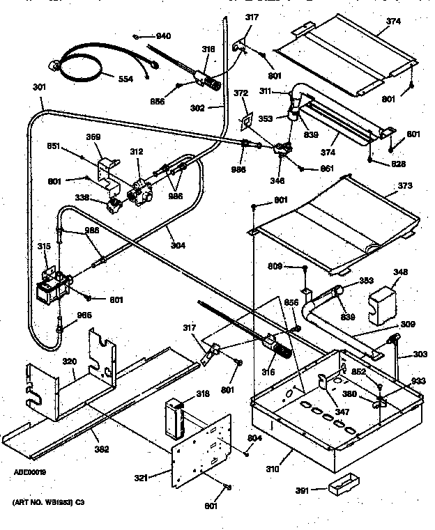 Lower burner