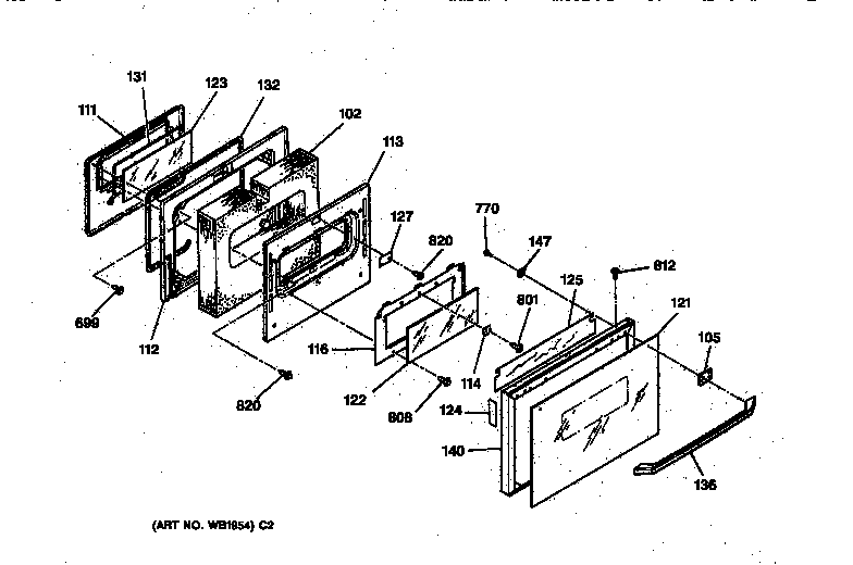 Oven door