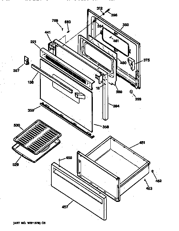 Door & drawer parts