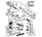 GE TFX22CRXFAA freezer section diagram