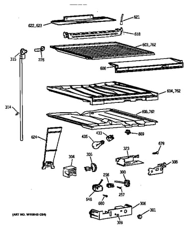 Compartment separator parts