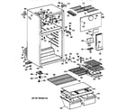 GE TBX14DAZCRAD cabinet diagram