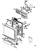 Escutcheon & door assembly