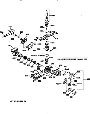 Motor-pump mechanism