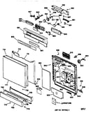 Escutcheon & door assembly