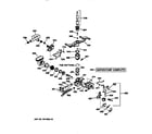 GE GSD4430X72WW motor-pump mechanism diagram