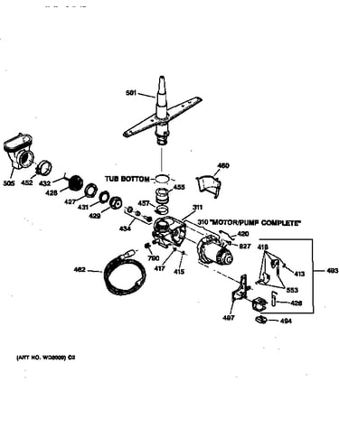 Motor-pump mechanism