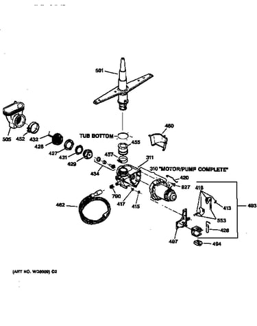 Motor-pump mechanism
